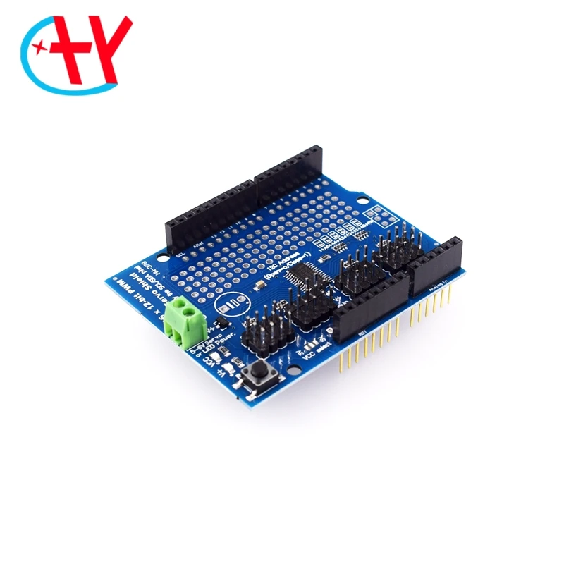 ShengYang 1 шт. мотор/шаговый/Серводвигатель/робот щит для Arduino I2C v2 Kit w/драйвер PWM TOP |