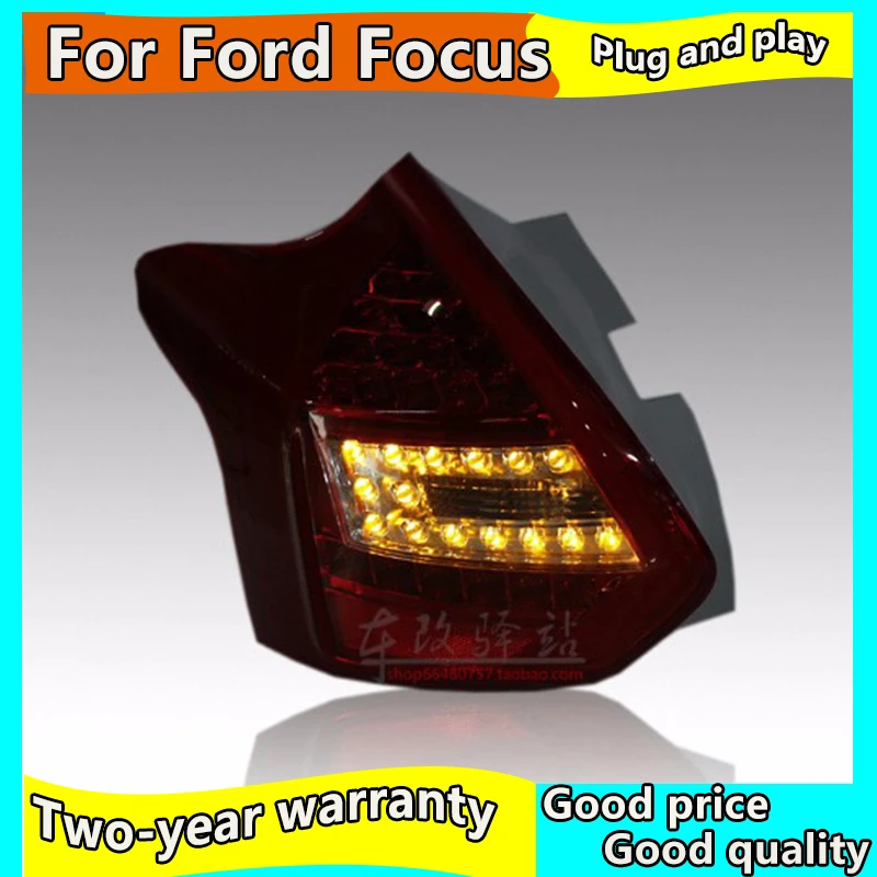 Автостайлинг для Ford Focus 3 задние фонари 2012 2014 фокус ЛЮК задний светодиодный фонарь