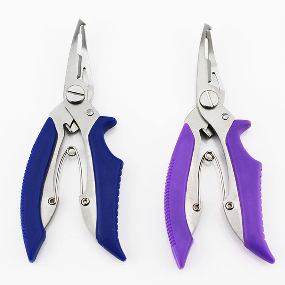 New Multiple Function Lure Pliers Hook Remover fly carp Fishing tackle tools stainless steel and accessories Line Cutter Fish|tool stainless|flying