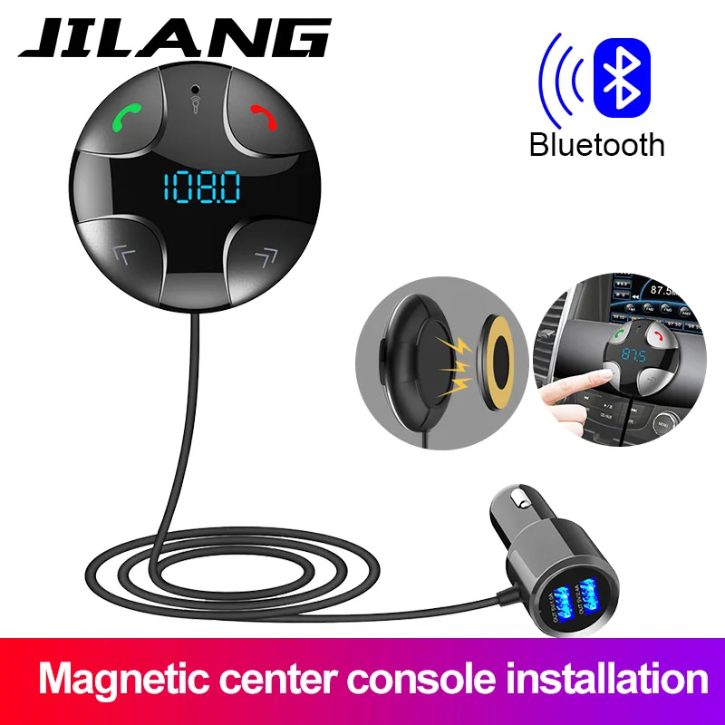 Bluetooth FM передатчик беспроводной автомобильный комплект MP3 аудио плеер Bluetooth hands-free Поддержка TF карта автомобильная зарядка Bluetooth 4,2