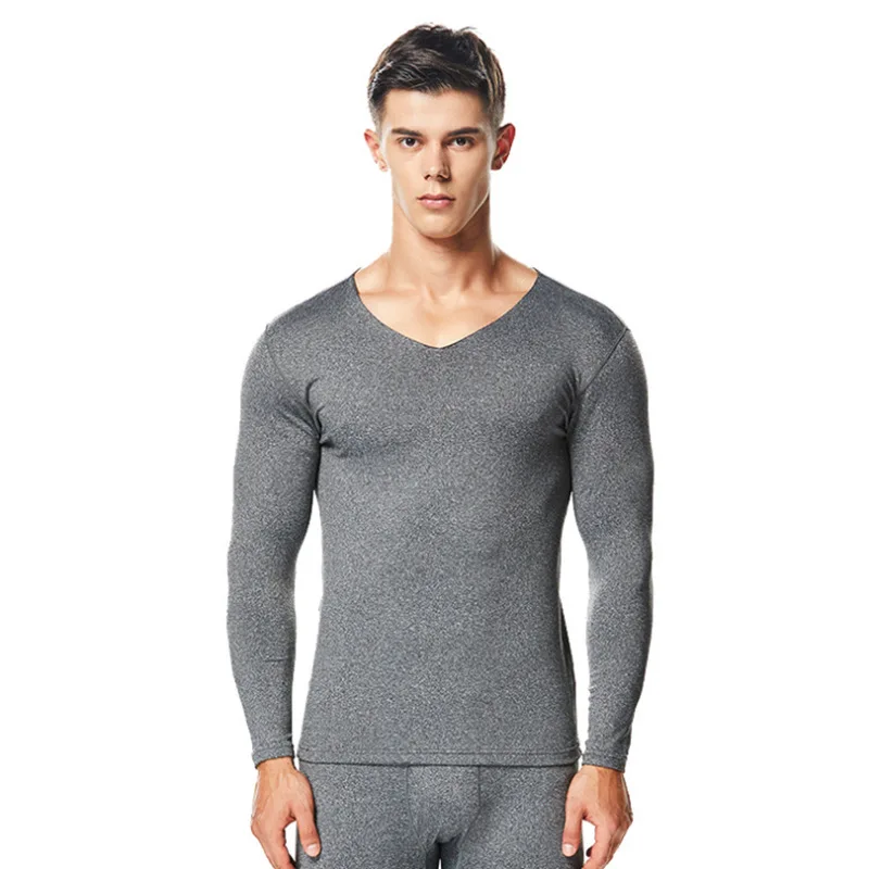 2020 новый зимний термо нижнее белье костюм для мужчин теплый плюс бархат Тонкий