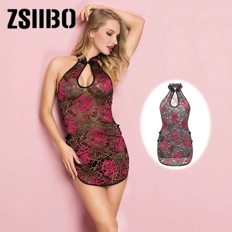 Женское сексуальное нижнее белье Babydoll цветочный милый искушение ультра-тонкий марлевый плиссированный с открытыми плечами рукава ноги кольцо сексуальная пижама