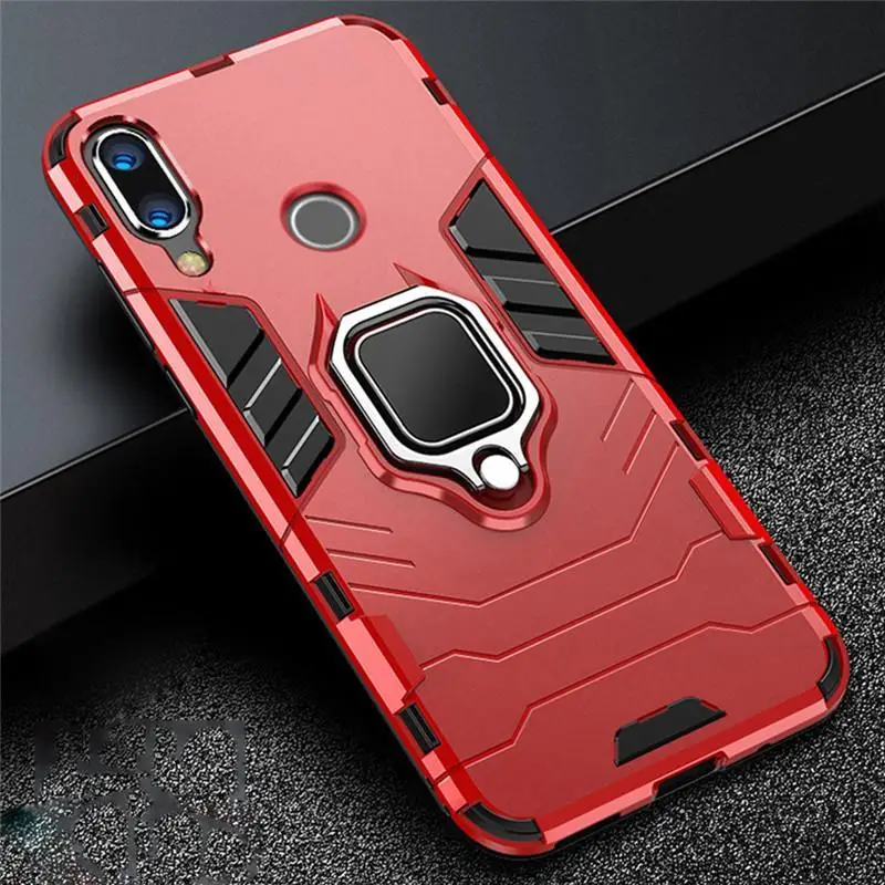 

4 in 1 Case For Samsung Galaxy A40 A30 A20 Case Armor Cover Finger Ring Holder Phone Case For Samsung A 40 30 20 Cover Bumper
