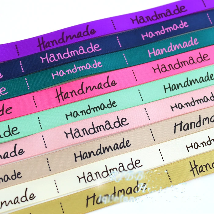 10 мм ручной работы с шелковой атласной ленты рождественские декоративные