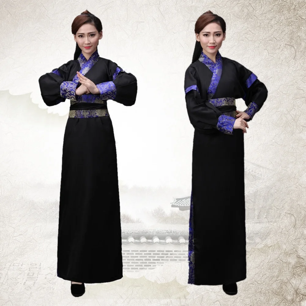 

Halloween Fancy Dress Adult Woman Costume Carnival Knight Female Swordsman Womens Black Hanfu China Cosplay Costumes