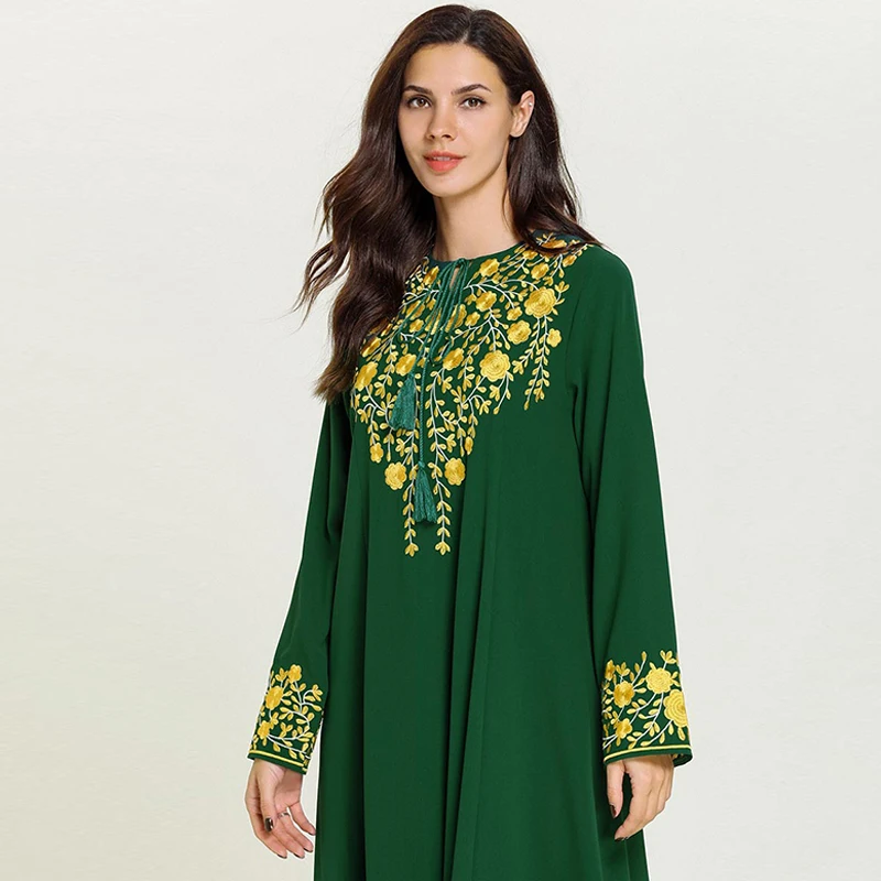 

Abaya Arabic Hijab Dubai Muslim Long Dress Women Vestidos Kaftan Turkey Islamic Clothing Caftan Marocain Dresses Tesettur Elbise
