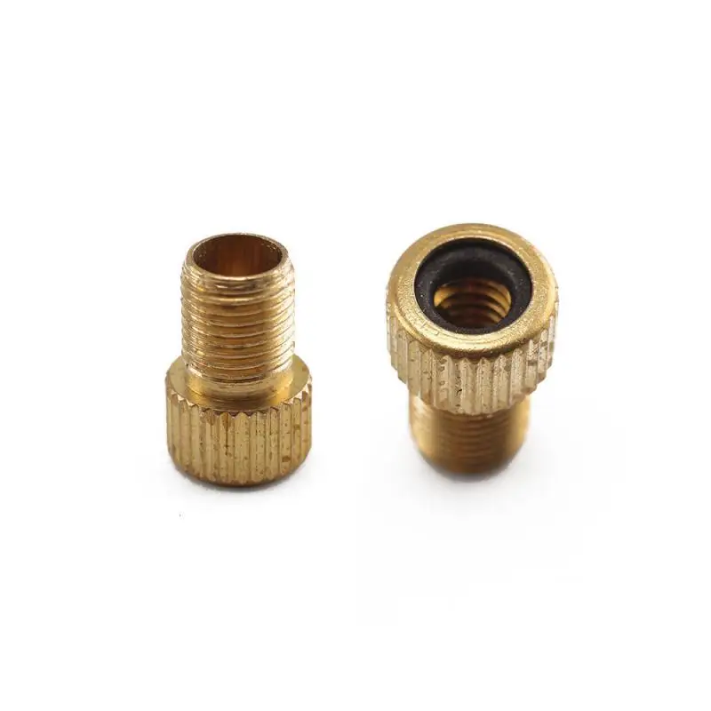 

5/10X Presta To Schrader Valve Adapter Converter Road Cycle Bicycle Pump Tube Copper Valve Adapter Wheels Bicycle Accessories