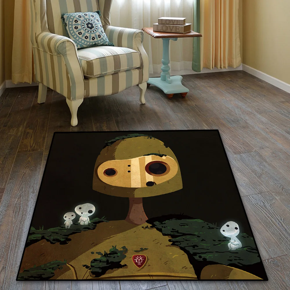 Коврик Totoro с изображением моющегося замка Мой сосед Кот коврик напольный