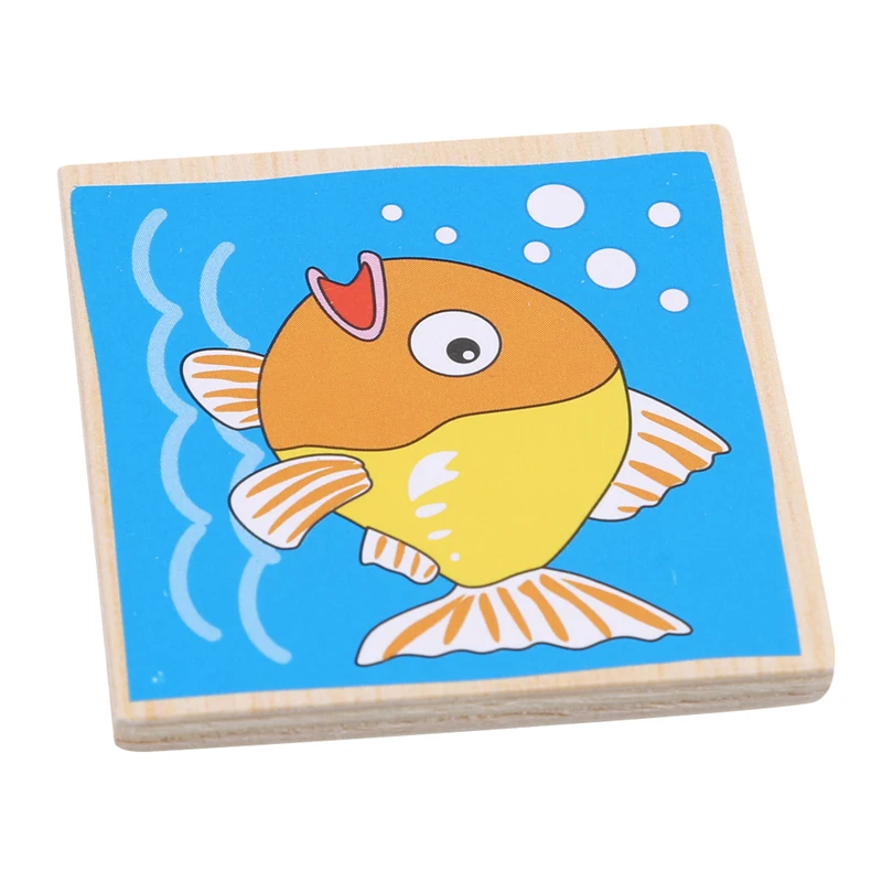 

Baby Wooden Toys Animal Find Food Matching Jigsaw Puzzle Box Early Ecucational Enlightenment Animal Game Toy For Kids Children