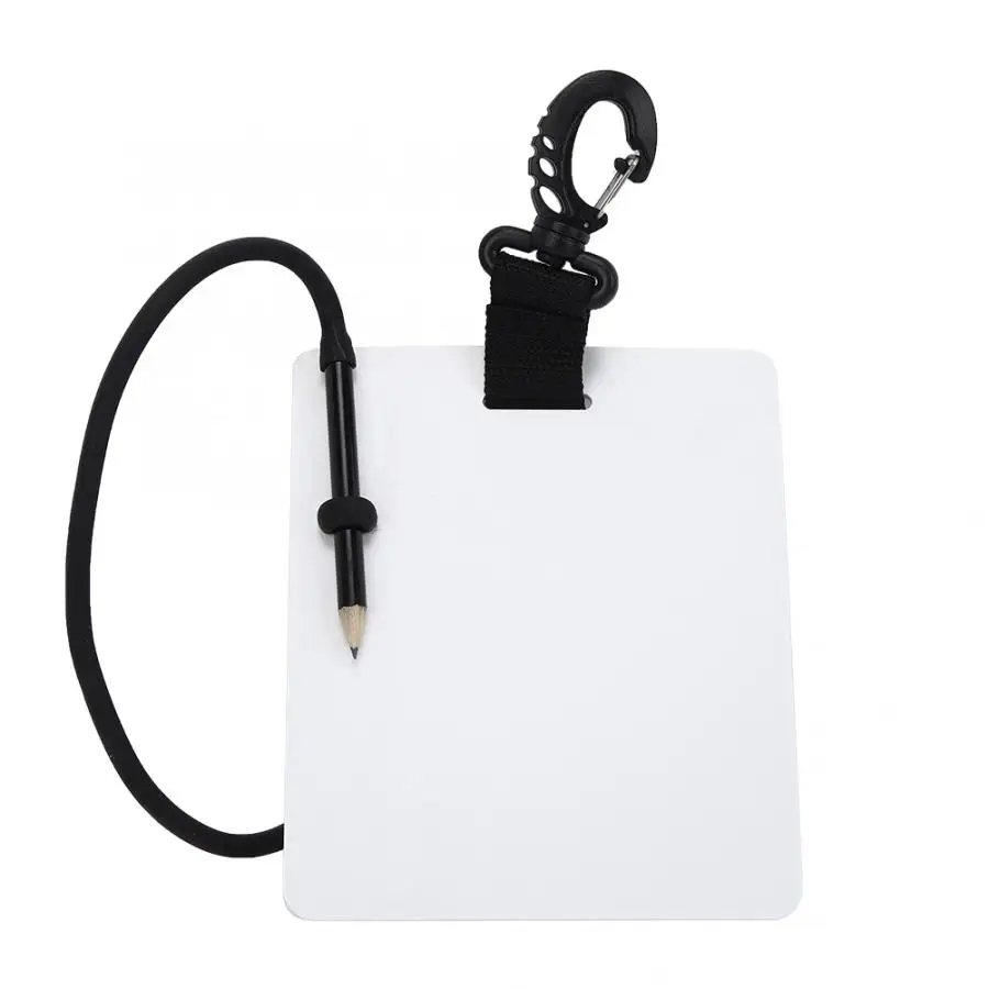 Пластмассовая подводная записывающая сланцевая записная книжка с записной