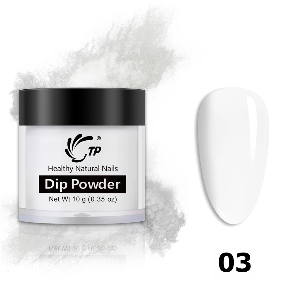 Порошок Dip для маникюра 10 г французский белый розовый пигментные порошки