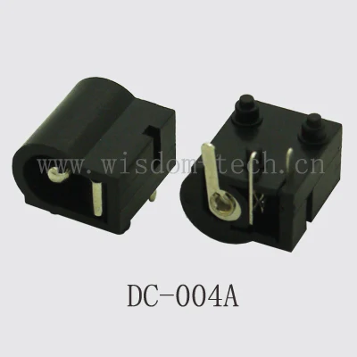 

Free shipping 500pcs/lot pin2.0/2.5*O.D.5.5 plug power jack DIP 3pin DC-004A