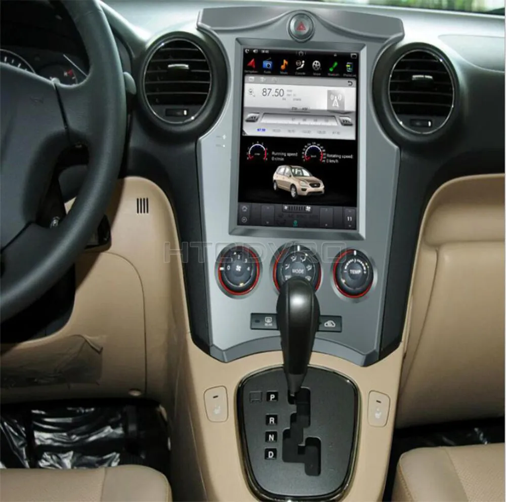 YMODVHT 10 4 дюйма Telsa стиль вертикальный экран четырехъядерный Android 7 1 2 Гб RAM