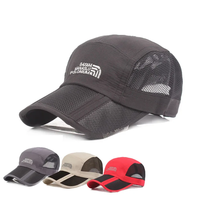 Складная бейсбольная кепка сетчатая Водонепроницаемая быстросохнущая