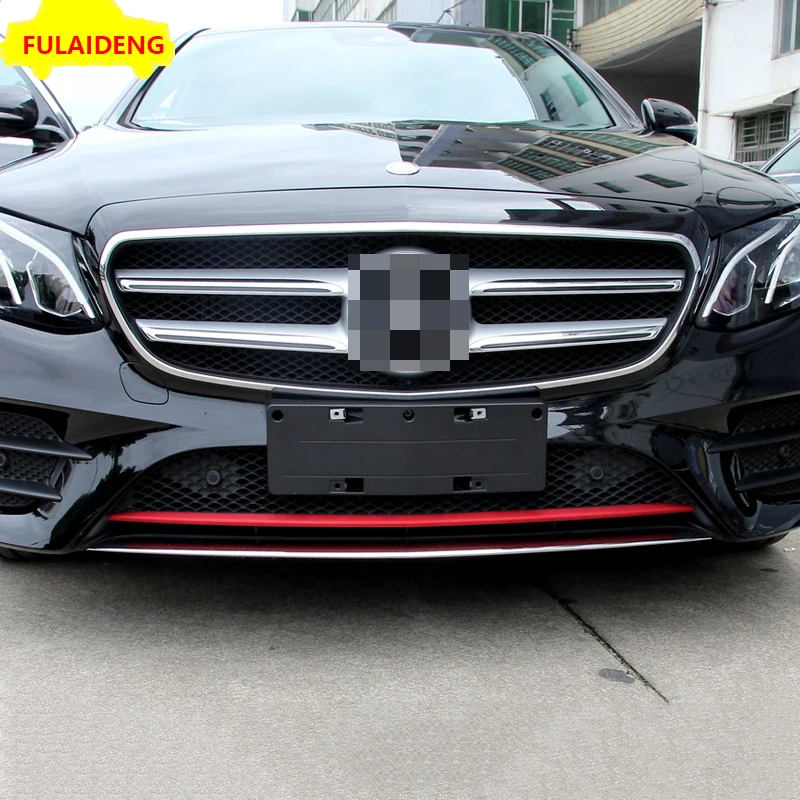 1pcs For Benz E-Class W213 2016-2019 ABS Front Bottom Grill Grid Grille Cover Trim Car Styling Accessories | Автомобили и