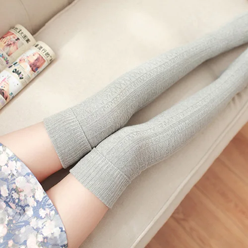 Beenwarmers vrouwen модные осенне-зимние облегающие высокие женские носки выше колена тонкие чулки гетры для танцев