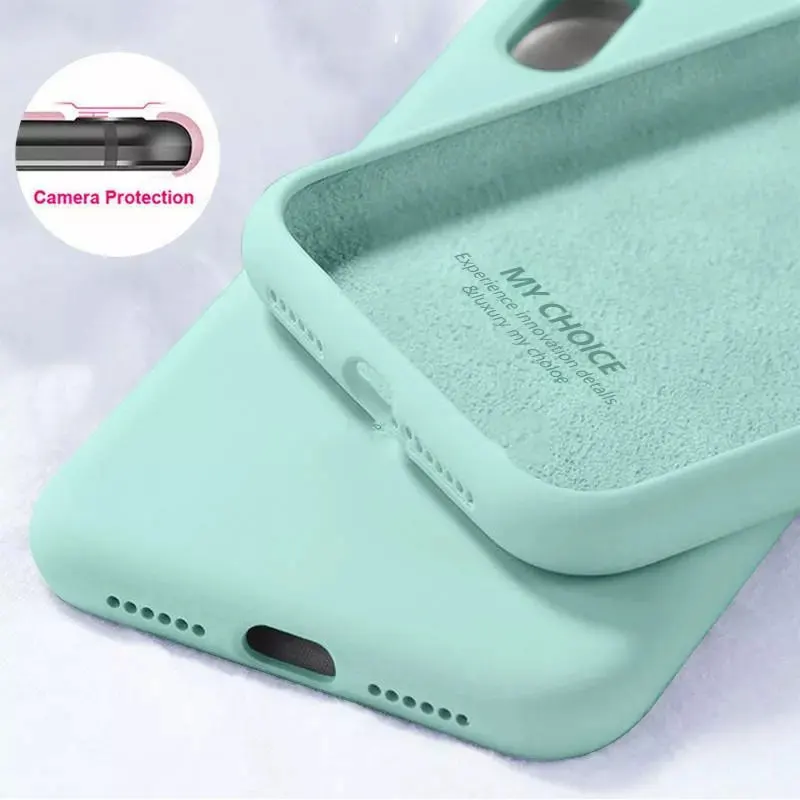 

Protection Phone Case For Oppo Realme C15 GT Neo C11 V5 V11 V15 V13 V3 C3 Fashion Liquid Soft Silicone Candy Colors Back Cover