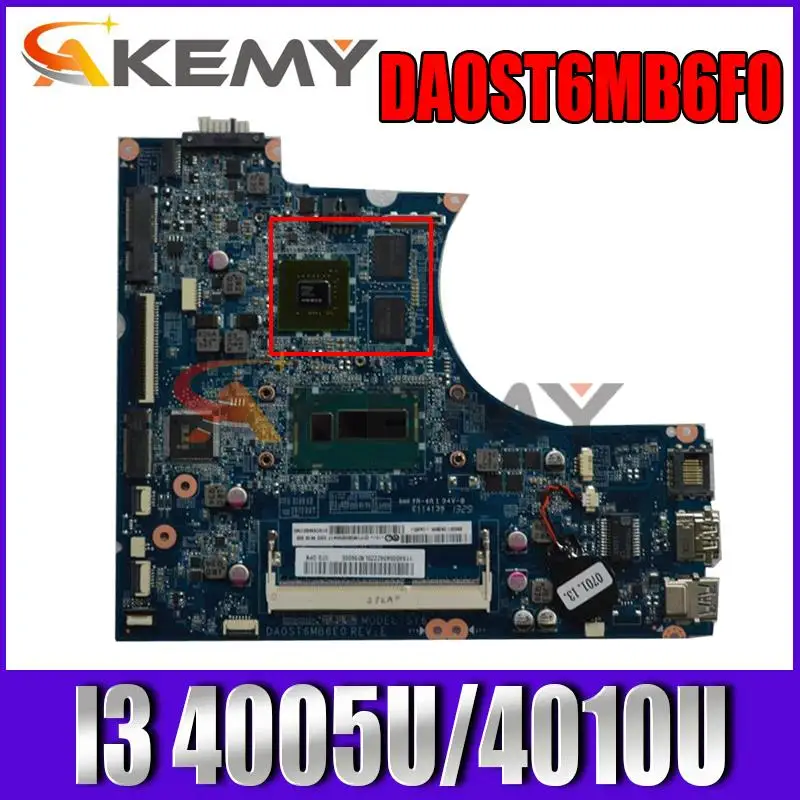 

For Lenovo IdeaPad Flex 15 series laptop motherboard DA0ST6MB6F0 motherboard with CPU I3 4005U / 4010U 100% test work