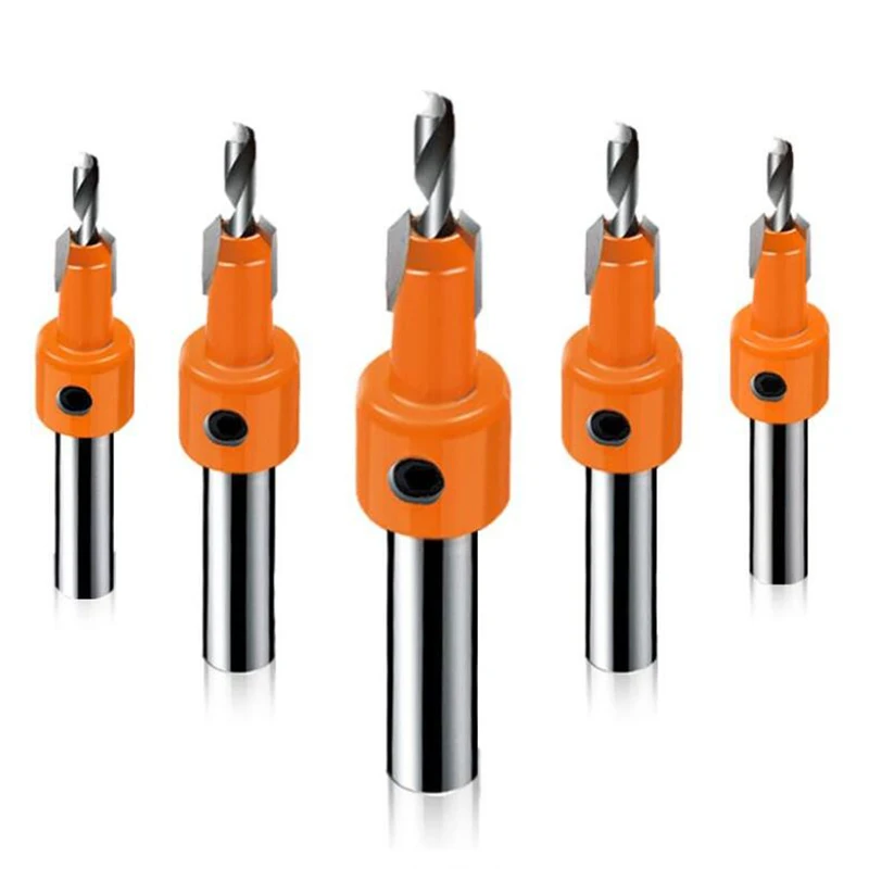 

Woodworking countersunk head drill taper hole drill alloy head screw step drill wood self tapping screw installation step drill