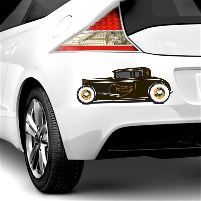 

Hot 3D Sale Retro Vintage Car Sticker Windshield Bumper Motorcycle Helmet Decal KK Vinyl Cover Scratches Waterproof PVC