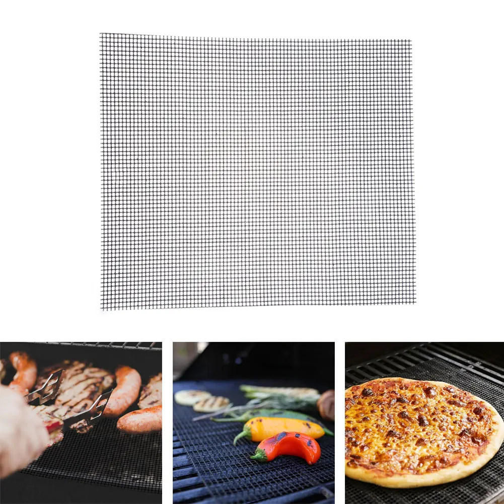 

BBQ Mat BBQ Grid Mat Glass Fiber Baking Mat Non-stick Heat-resistant Grill Grid Mat Pizza Barbecue Mat BBQ Tools Dropshipping