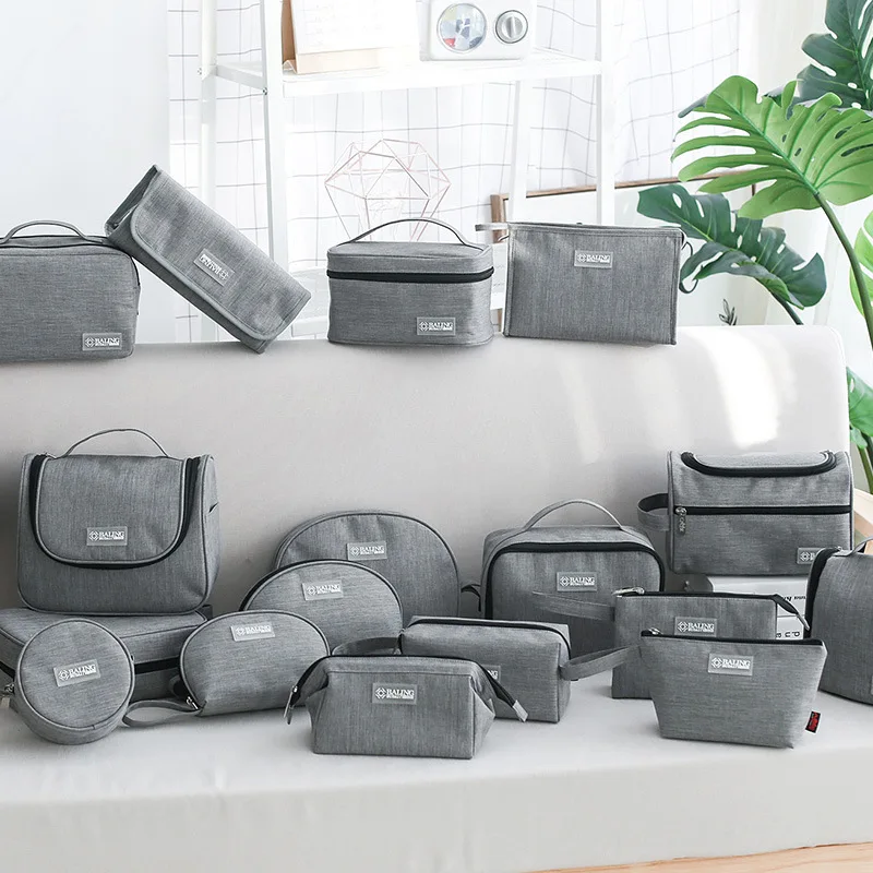 Повседневная Водонепроницаемая портативная косметичка для путешествий женщин