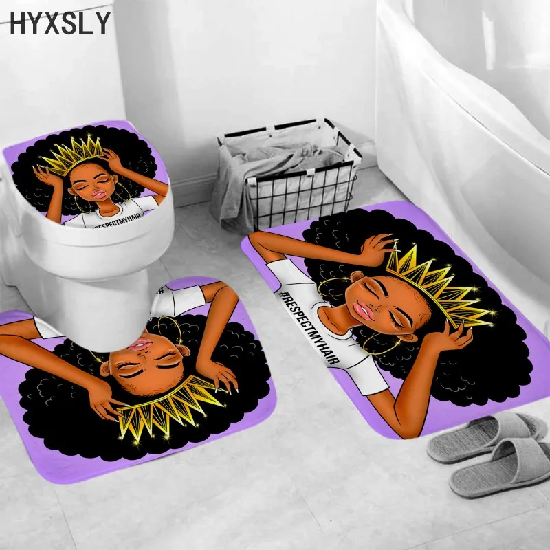 3 шт./компл. в африканском стиле с принтом для девочек (комплект коврик ванной