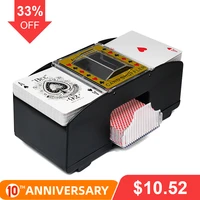 automatic poker card shuffler electronic poker card shuffling machine battery operated cards playing tool for casino poker