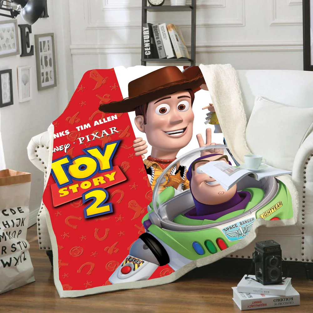 Disney Toy Story Sherif Woody Базз Лайтер детское плюшевое одеяло покрывало на диван кровать