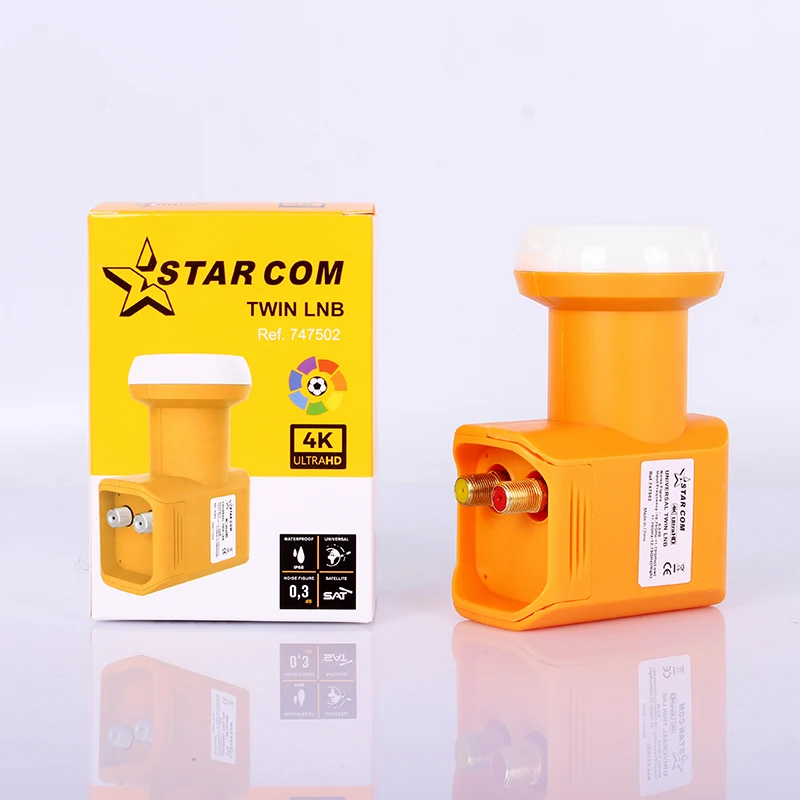 

10PCS Universal Ku Band LNB For Satellite TV Receiver Twin LNB Dish TV