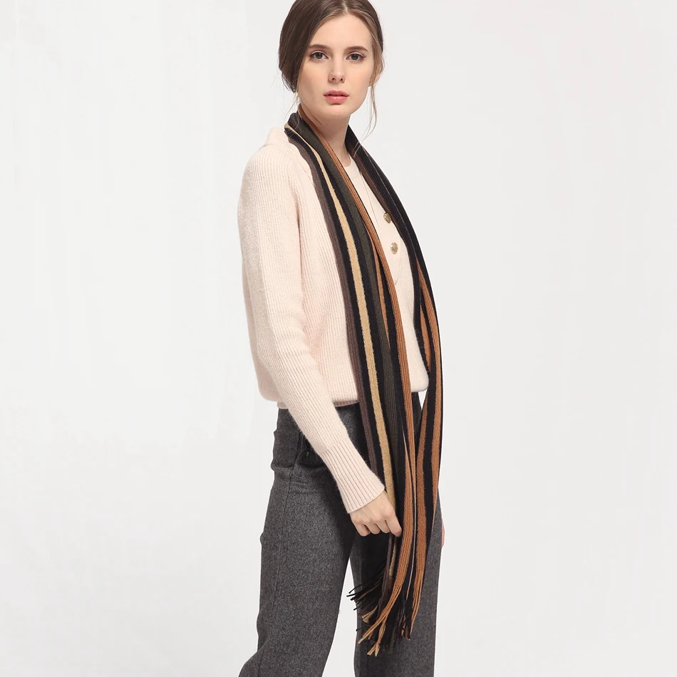 SAN VITALE мужские шарфы для женщин высшее качество Зимний шейный палантин теплый