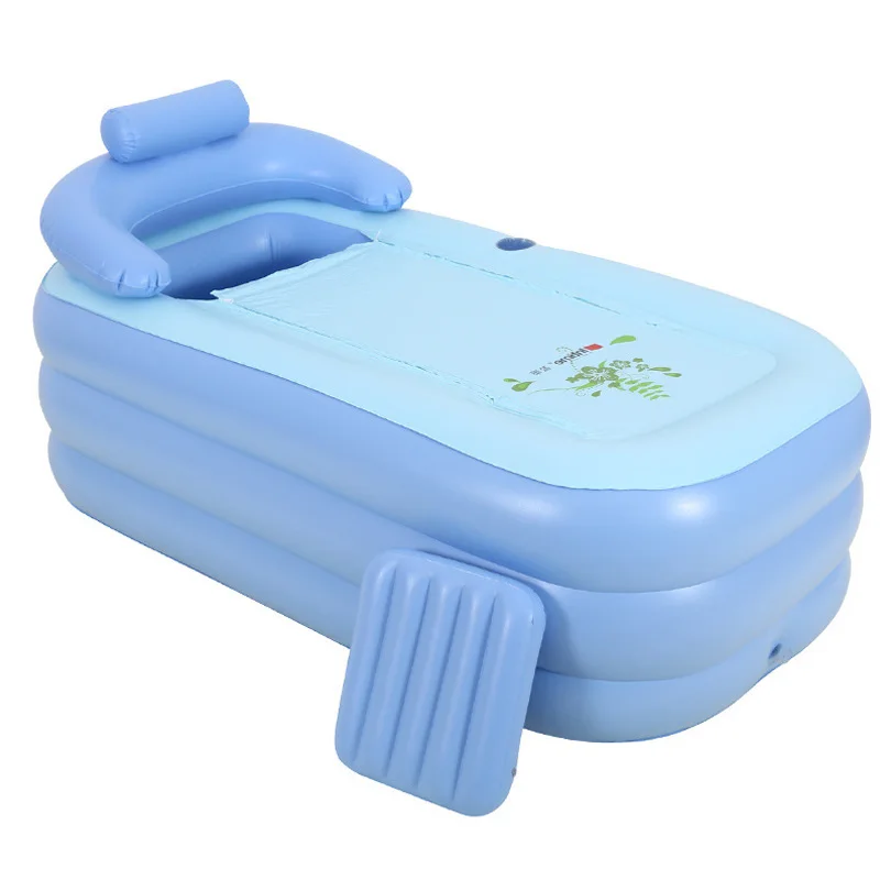

YT-510 Household Inflatable Bathtub Portable Home Warm Spa Adult Bath Tub Safe Eco-friendly Foldable Thick PVC Bathtub 450L BJ