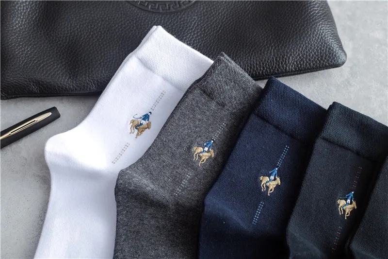 Новинка 2020 осенне зимние мужские хлопковые носки подлинный мужской деловой