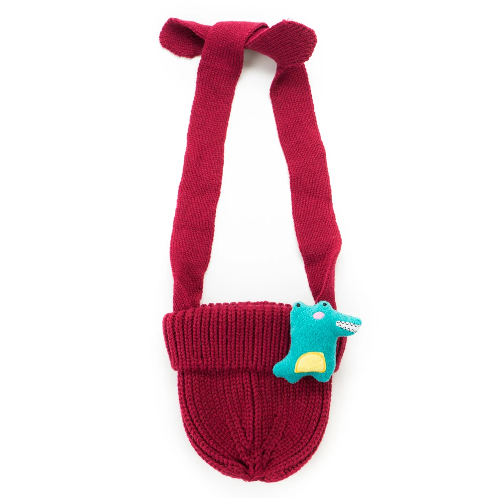 High Quality Cute Girls Knit Hats Color Ball Winter Hats For Kids Child Wool Hat Or Bag