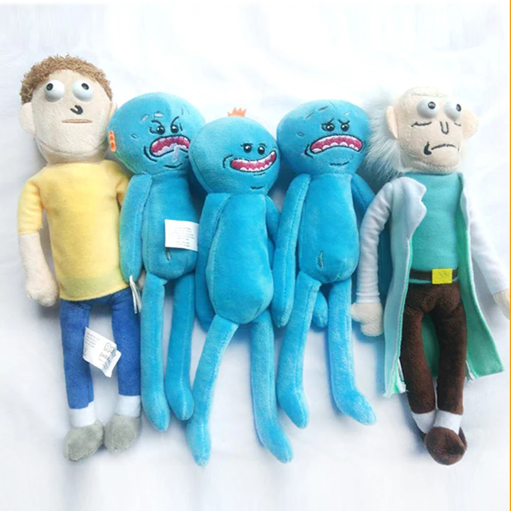 25 см с принтом Рик и Морти плюшевые игрушки Sanchez Смит мистер мисикс Джерри летние