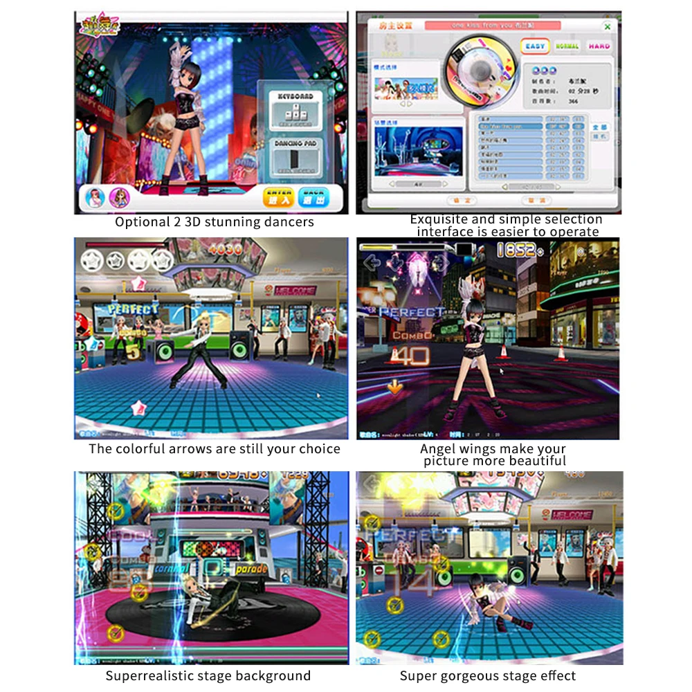 

Dance Pad Dance Gaming Mats Non-Slip Dance Mat Foot Print Game Mats Fitness Pads To PC TV USB Dancing Mat