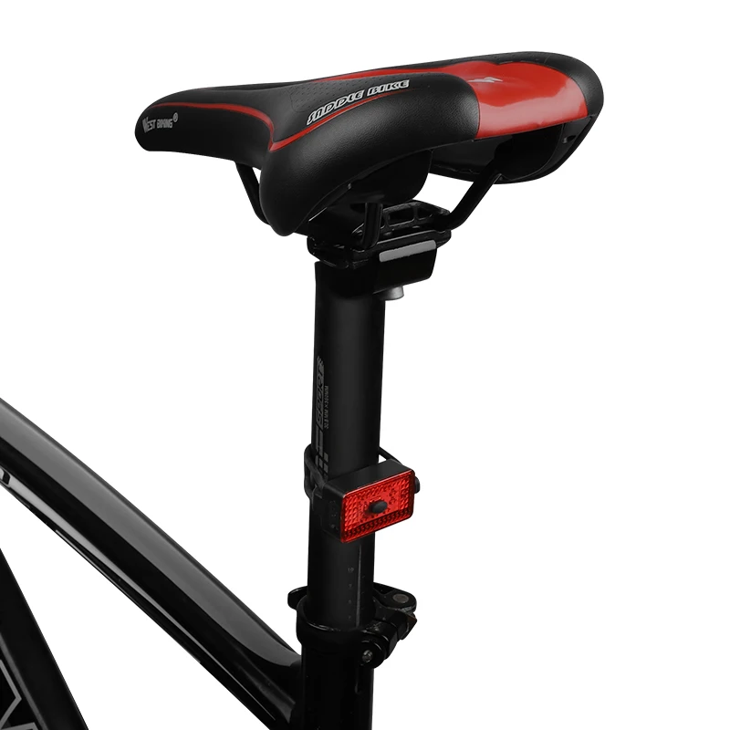 WEST BIKING велосипедный светильник, 4 режима, USB Перезаряжаемый светодиодный задний светильник, супер яркий велосипедный задний светильник Предупреждение велосипедный светильник