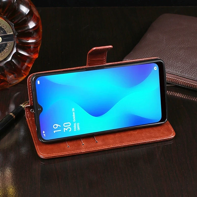 Чехлы для телефонов Xiaomi Redmi Note 7 кожаный чехол-книжка | Мобильные телефоны и