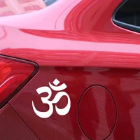 Personalized Namaste OM Buddha Hindu Yoga Symbol Car Sticker and Decal Motorcycle Bumper Window Accessories PVC 15cm X