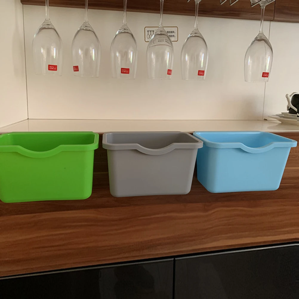 1 шт. пластиковая корзина для кухонного шкафа|Мусорные баки| |