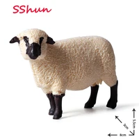 835 5cm childrens toys static solid simulation wild animal model sheep shrop jun sheep plastic model toy
