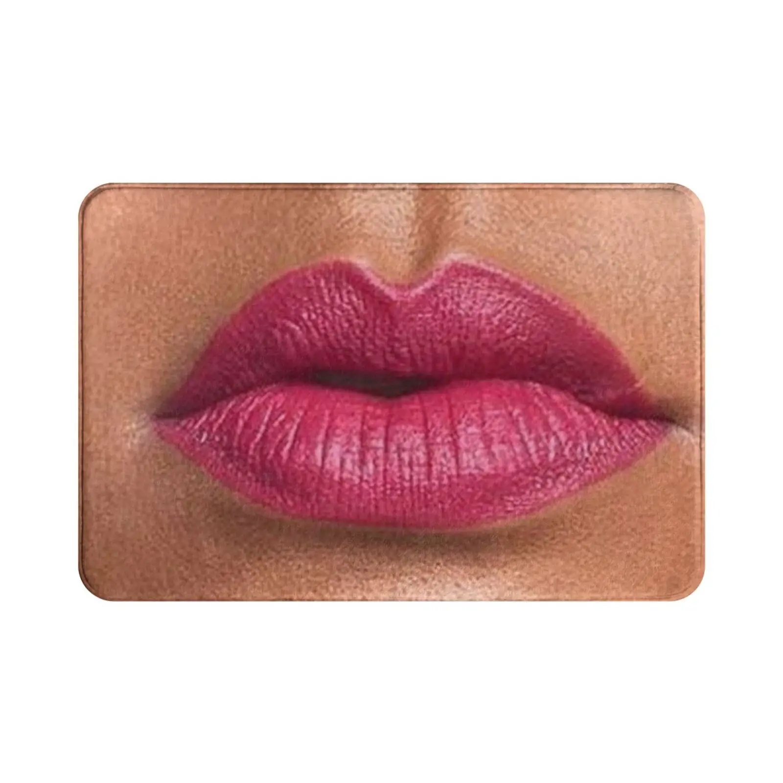 С губами коврик подушка Мягкий Нескользящий блеск для губ