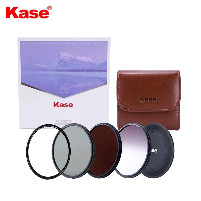 

Kase Skyeye 67 мм 72 мм 77 мм 82 мм магнитный профессиональный комплект (CPL/ND1000/фотомагнитное кольцо адаптера/Сумка для фильтров/передняя крышка объек...