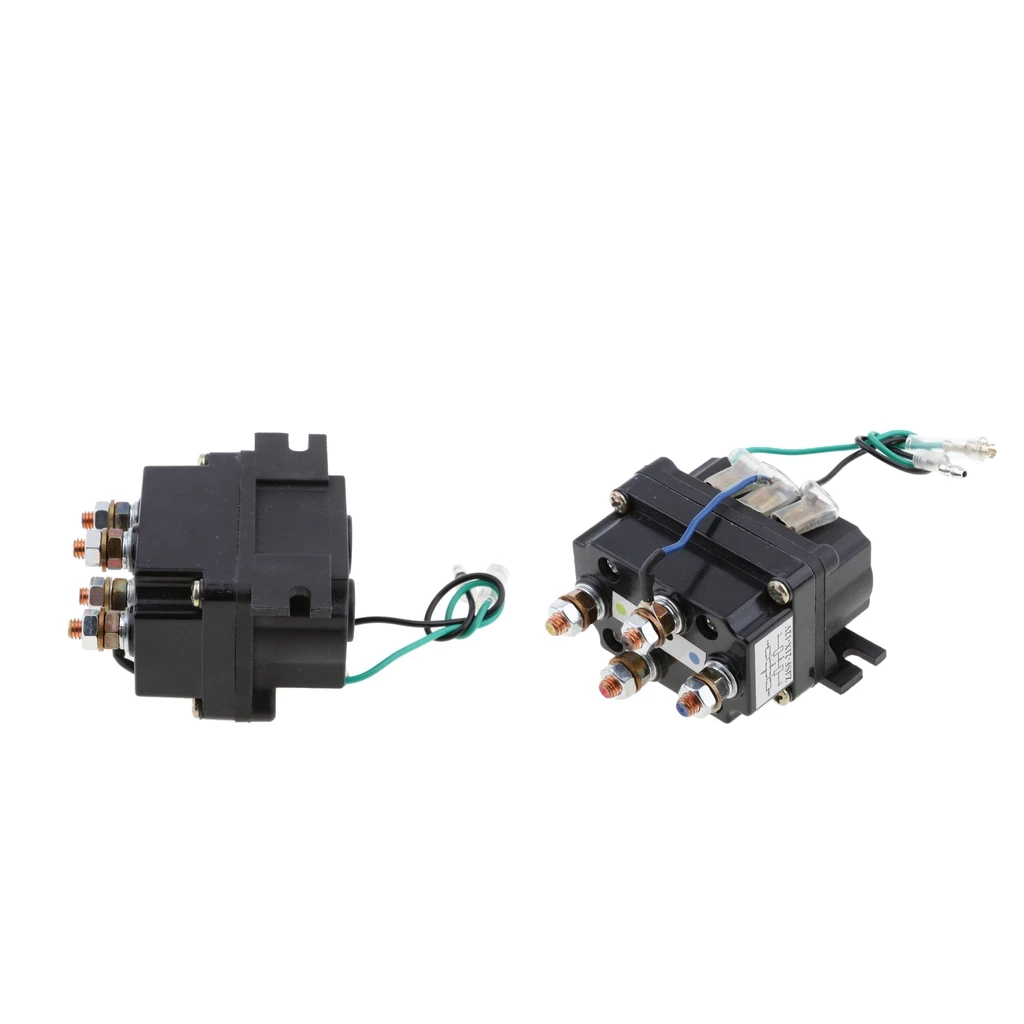 2 Packs 12V Solenoid Relay Contactor Winch Rocker Switch Thumb Truck ATV UTV | Автомобили и мотоциклы