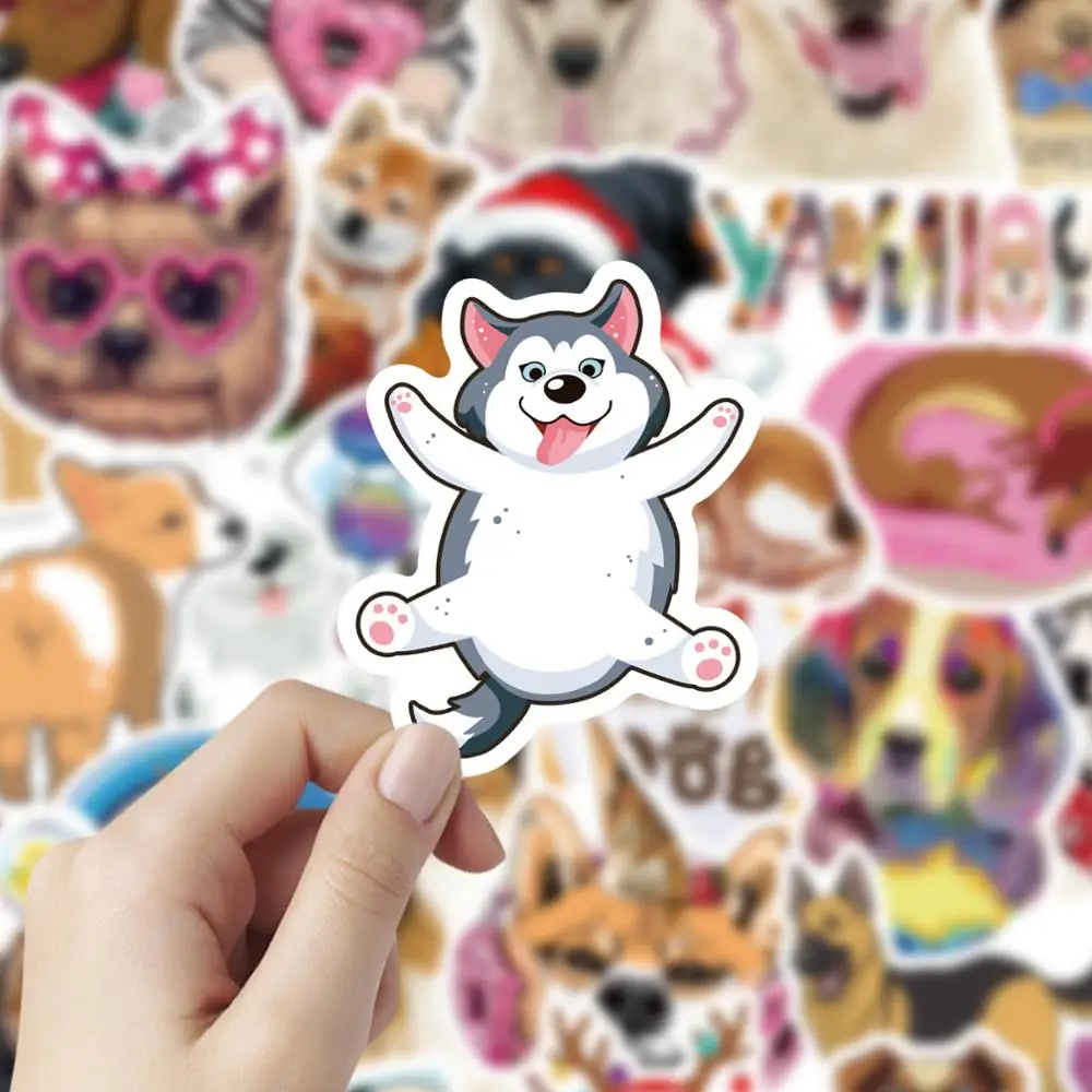 

Pet Dogs Cats Stickers 160 Pcs Cute Animals Anime Sticker Pack for Skateboard Laptop Phone Notebook Bicycle Cool Decal Kid Toy