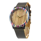 Дропшиппинг, повседневные Модные женские водонепроницаемые черные наручные часы из сплава с коричневым ремешком, женские наручные часы с зеброй