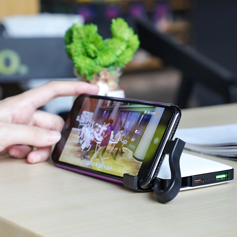 hoco внешний аккумулятор 10000 mah внешняя батарея 5W быстрая беспроводная зарядка QC FCP