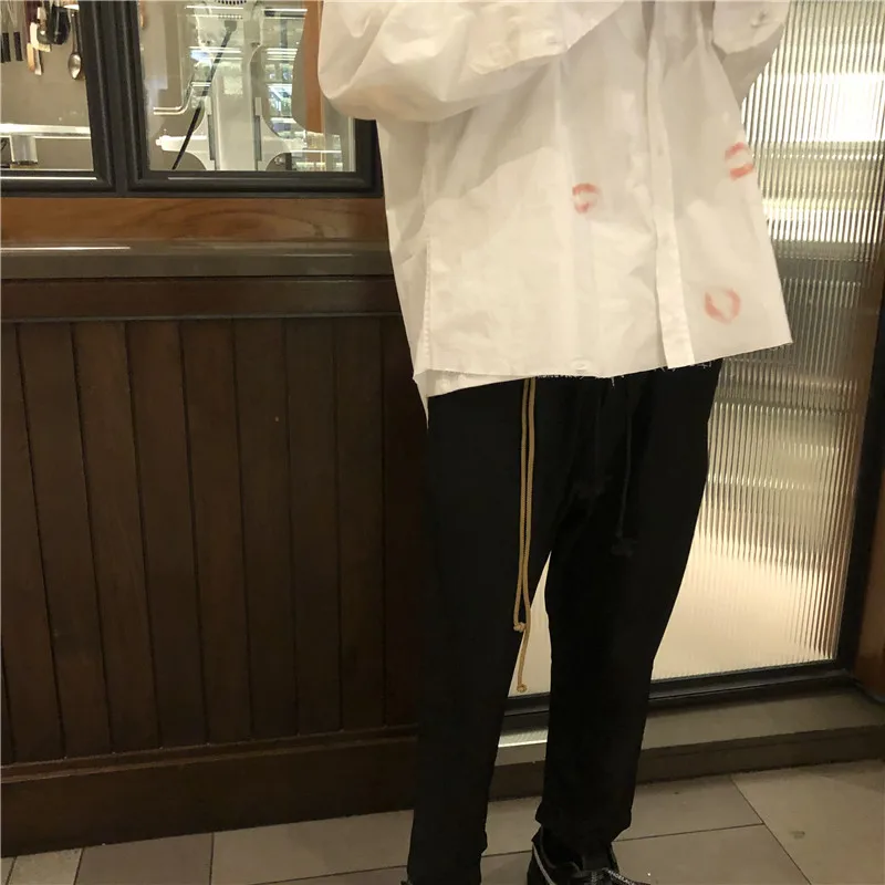 

SONG FOR THE MUTE With straps Cargo Pants Men Women 1:1 Best Quality Joggers Drawstring Sweatpants Trousers