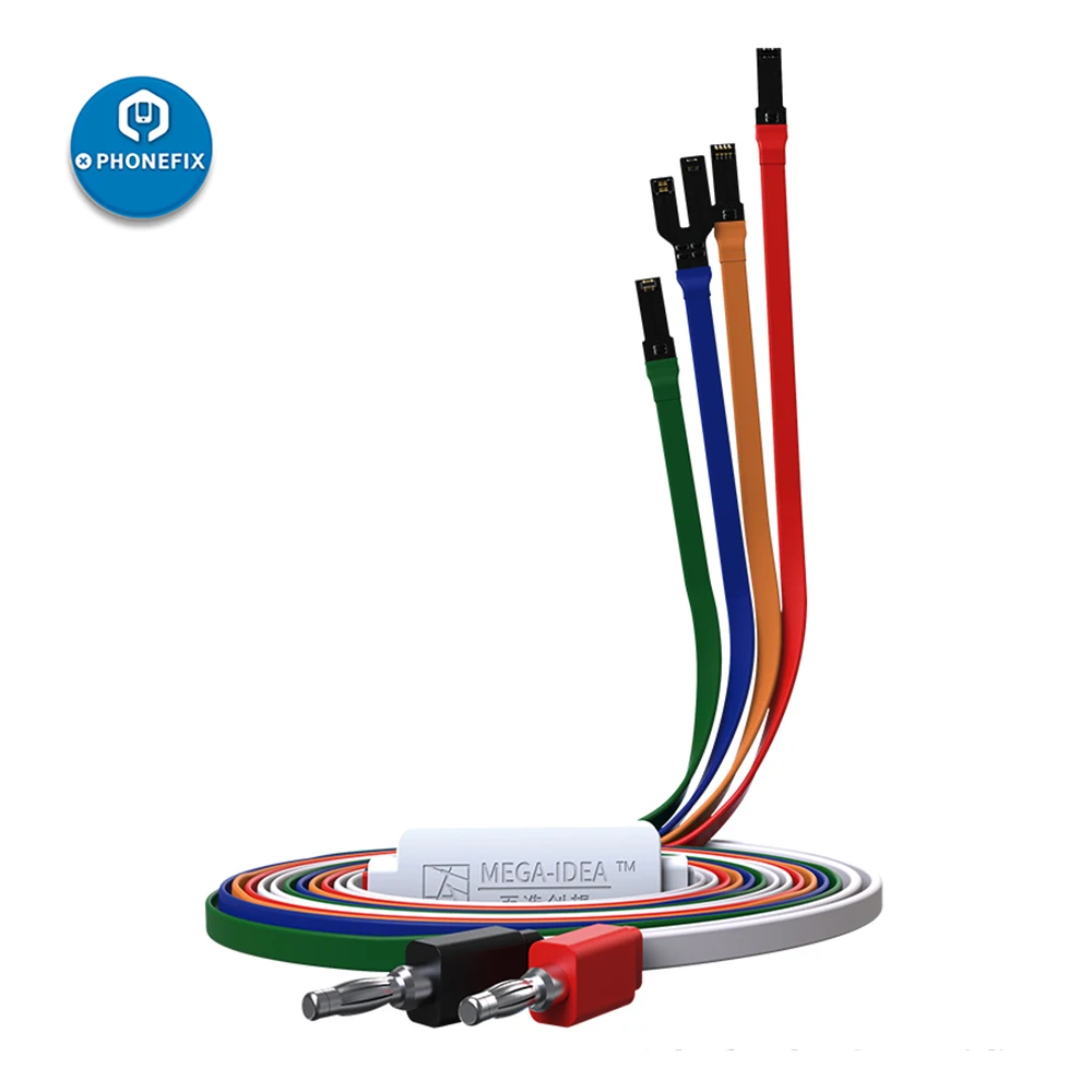 Кабель питания QIANLI Mega Idea с одной кнопкой для IPhone/Android кабель источника мобильных