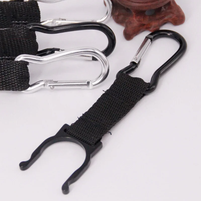 Кемпинг держатель бутылки воды с компасом легкий ремень вешалка клип брелок